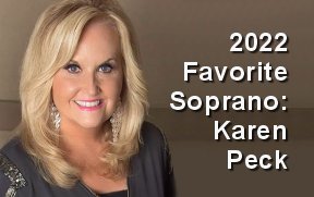 2022 Favorite Soprano of the Year, Karen Peck (Karen Peck and New River)