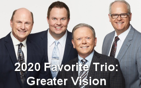 2020 Southern Gospel Favorite Trio of the Year, Greater Vision!